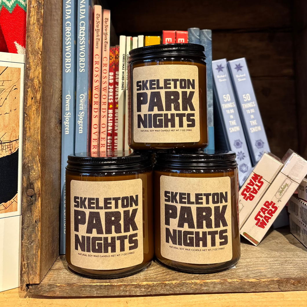 SKELETON PARK NIGHTS CANDLE