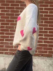 HEART KNIT SWEATER ASTRID CLOTHING