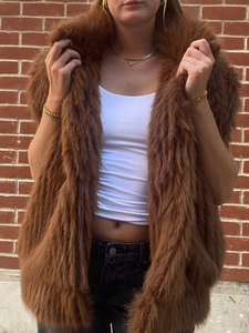 FURRY VEST ASTRID CLOTHING