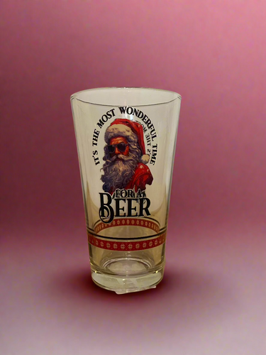 TIME FOR BEER PINT GLASS