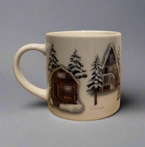 WINTER CABINS MUG