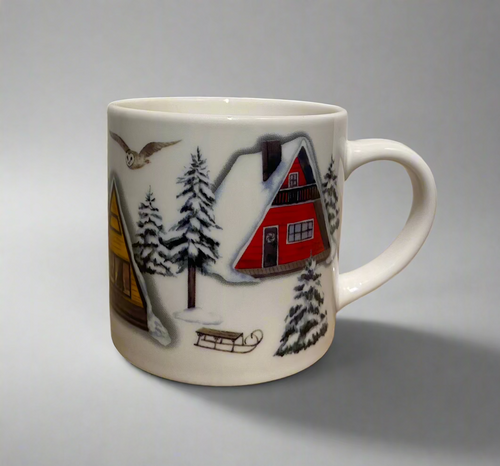 WINTER CABINS MUG