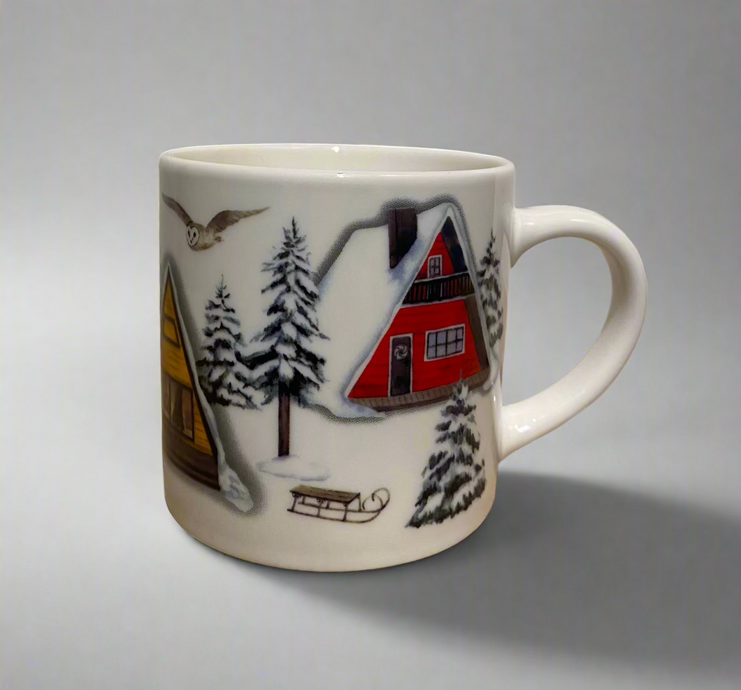 WINTER CABINS MUG