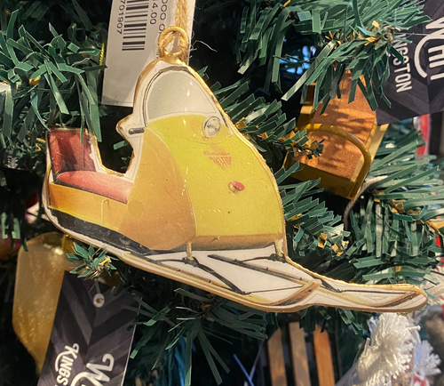 VINTAGE SKI DOO ORNAMENT