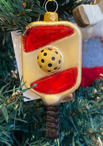 PICKLE BALL PADDLE ORNAMENT