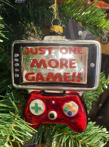 ONE MORE GAME ORNAMENT