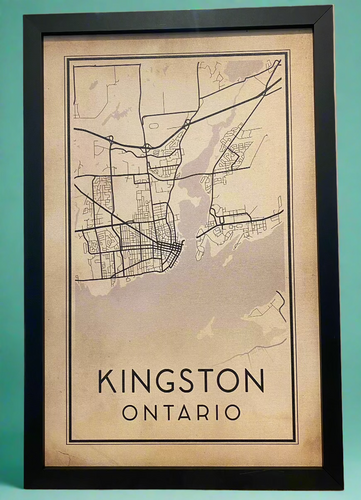 VINTAGE KINGSTON MAP