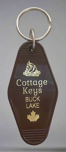 BUCK LAKE COTTAGE KEYCHAIN