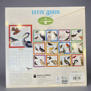 EFFIN' BIRDS WALL CALENDAR