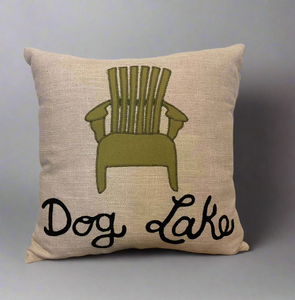 DOG LAKE CHAIR PILLOW