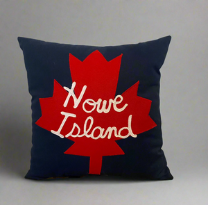 HOWE ISLAND MAPLE LEAF PILLOW