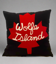 Load image into Gallery viewer, WOLFE ISLAND MAPLE LEAF PILLOW