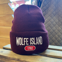 Load image into Gallery viewer, WOLFE ISLAND EMBROIDERED BEANIE