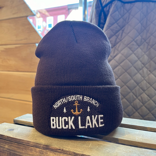 BUCK LAKE EMBROIDERED BEANIE