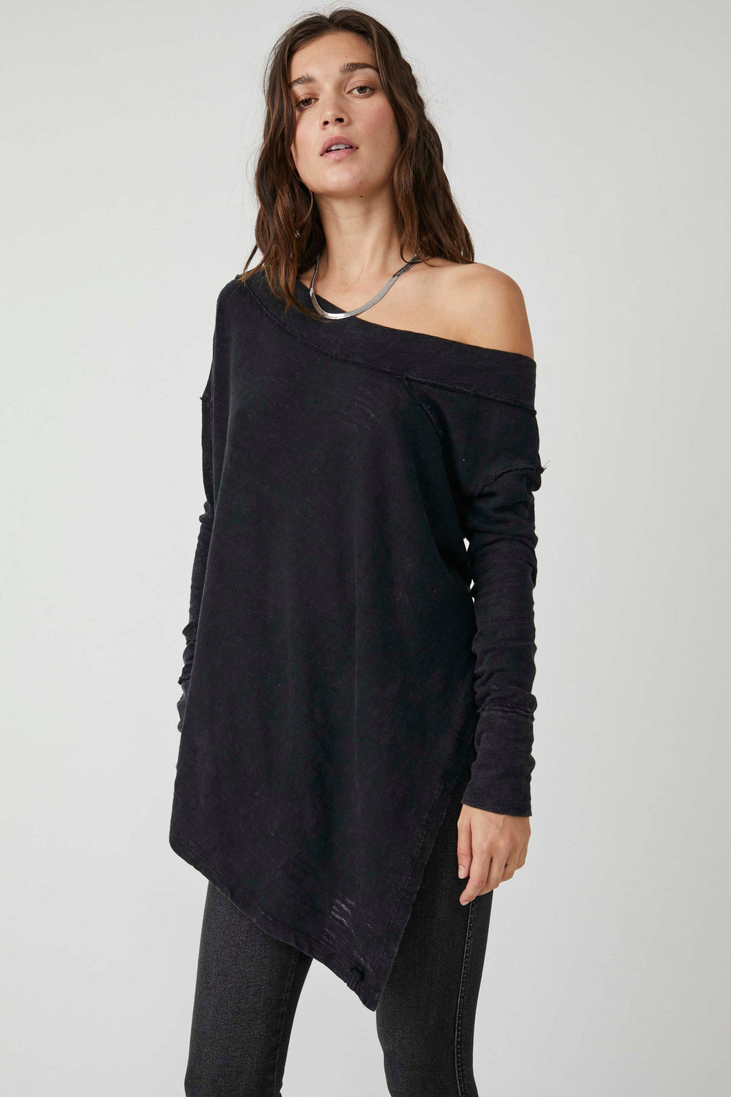 FREE PEOPLE TO THE RIGHT LONGSLEEVE