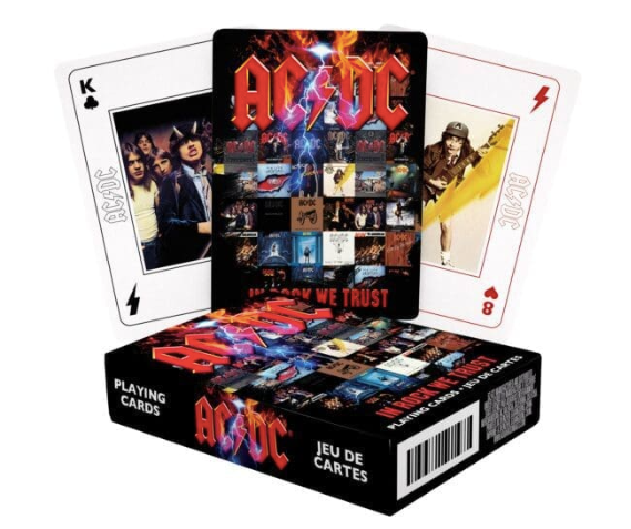 AC/DC IN ROCK WE TRUST PLAYING CARDS