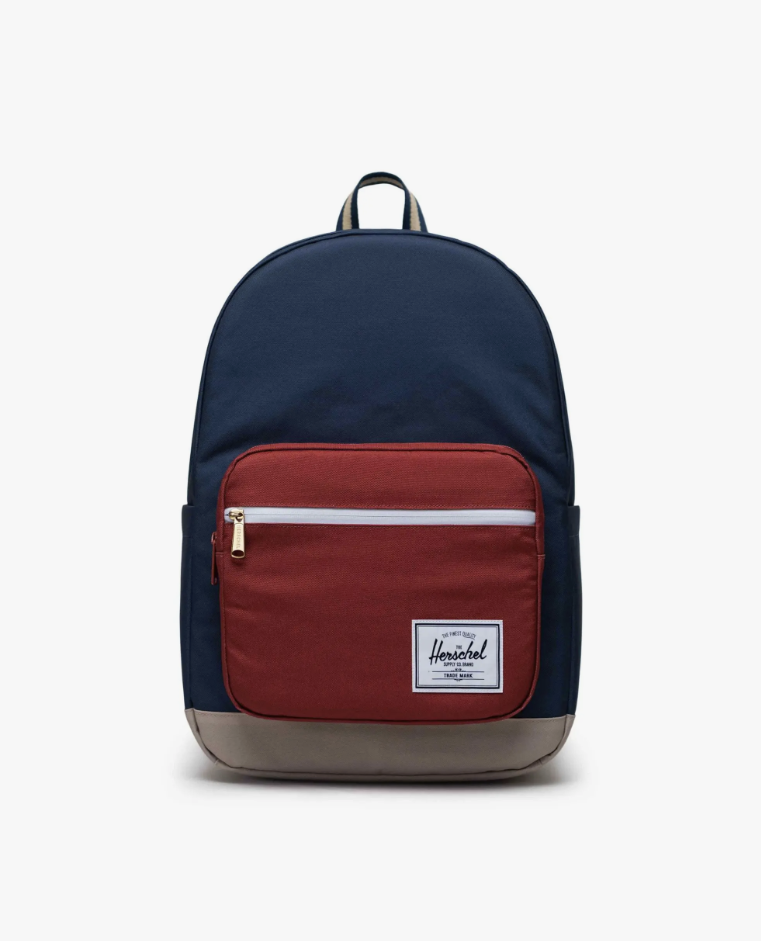 Herschel pop quiz grey tan hot sale
