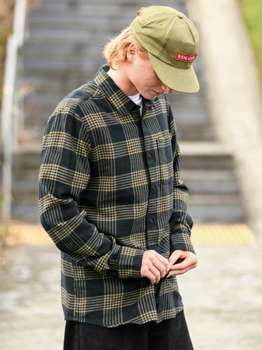 VOLCOM CADEN PLAID LS