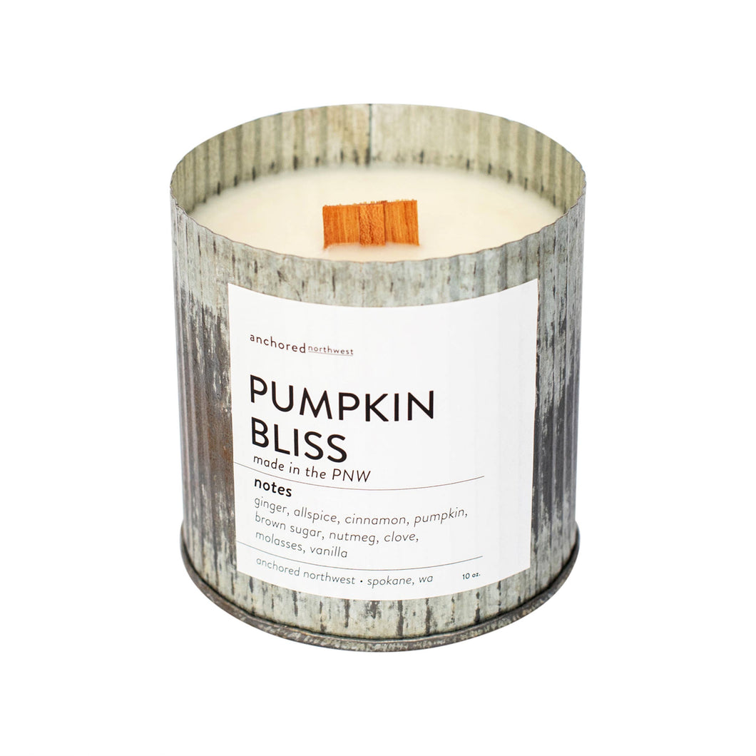 Pumpkin Bliss Wood Wick Candle