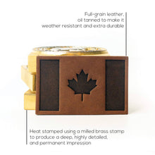 Load image into Gallery viewer, Canada Flag Leather Patch Hat