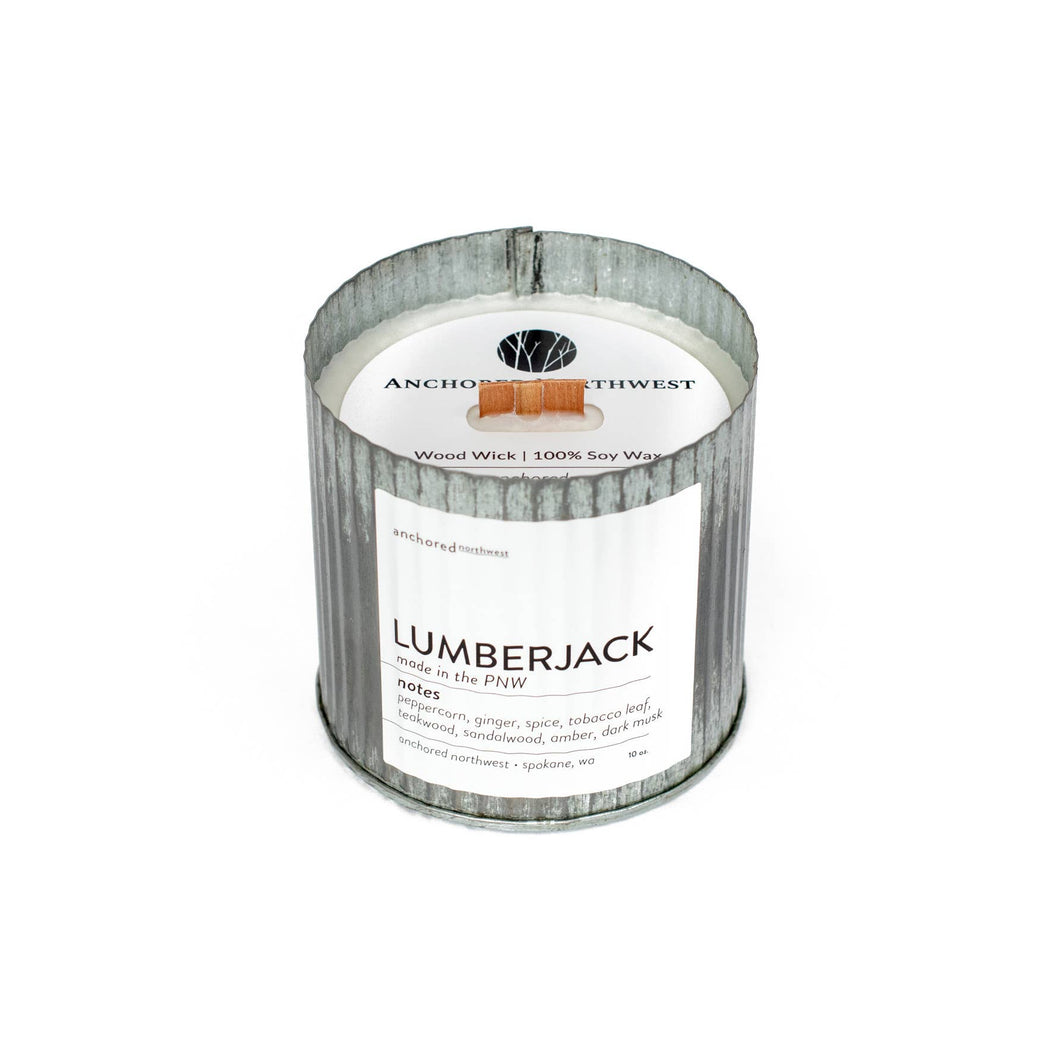 Lumberjack Wood Wick Candle