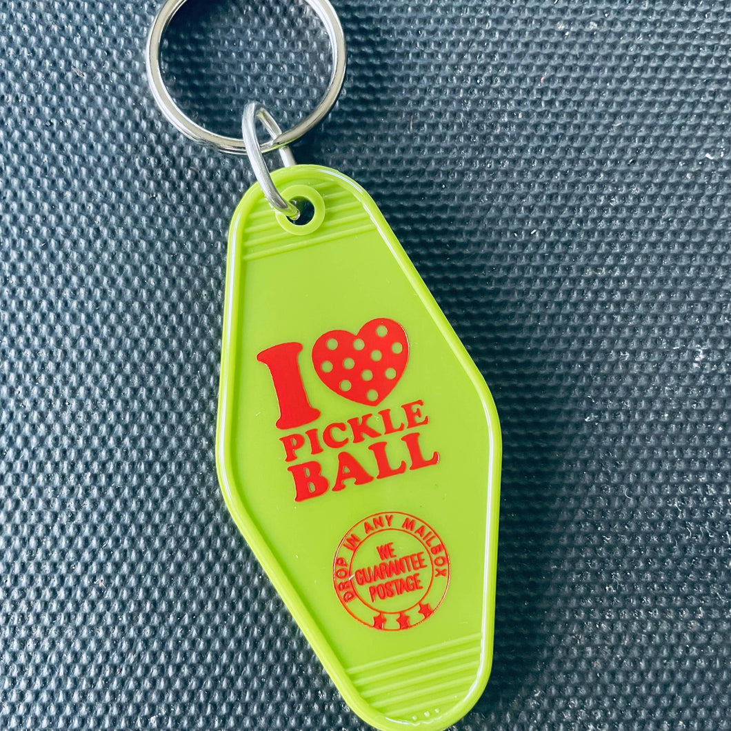 Pickleball keychain