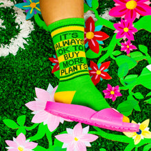 Load image into Gallery viewer, It&#39;s Always OK To Buy More Plants Socks