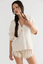 Load image into Gallery viewer, TRADING UP POLO SWEATER FREE PEOPLE