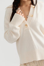 Load image into Gallery viewer, TRADING UP POLO SWEATER FREE PEOPLE