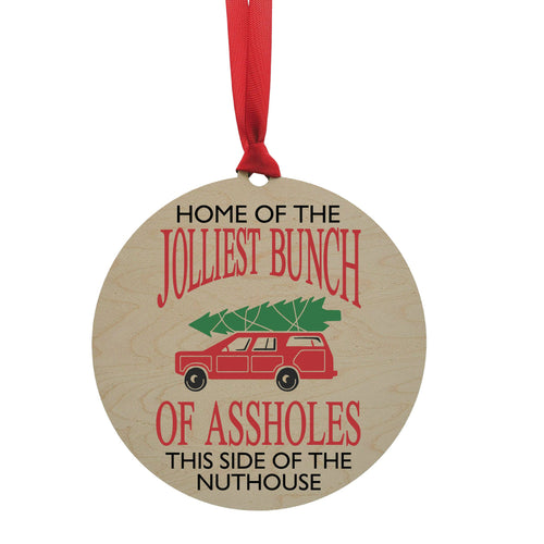 Home Of The Jolliest Wreath Ornament