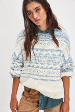 Load image into Gallery viewer, DANI PATTERN SWEATER FREE PEOPLE