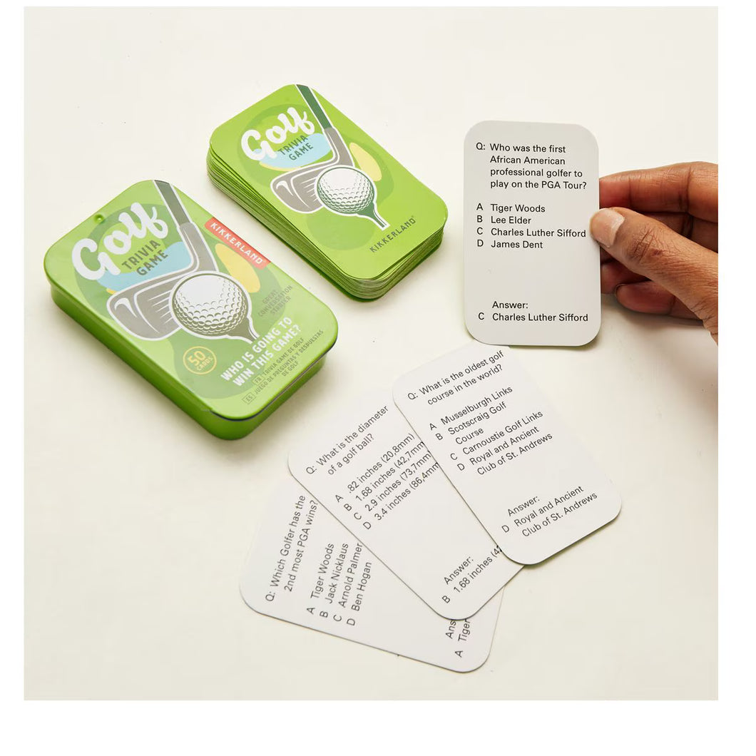 GOLF TRIVIA GAME