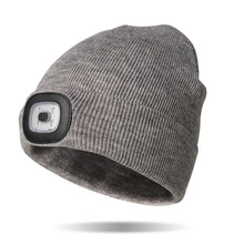 Load image into Gallery viewer, RECHARGEABLE LED BEANIE