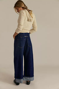 FREE PEOPLE ALIA WIDE LEG JEANS