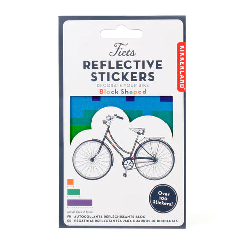RAINBOW REFLECTING BIKE STICKERS