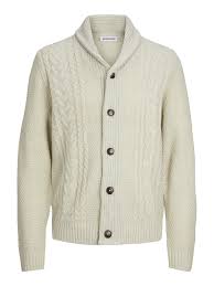 CRAIG KNIT SHAWL NECK CARDIGAN