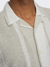 Load image into Gallery viewer, CAIDEN LIFE STRIPE LINEN BLEND SHIRT