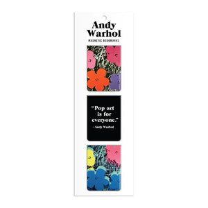ANDY WARHOL FLOWERS BOOKMARK