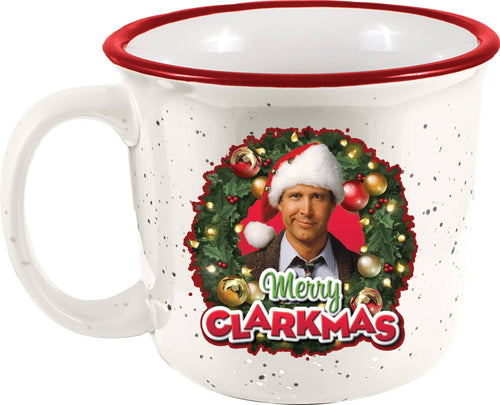 MERRY CLARKMAS CAMPER MUG