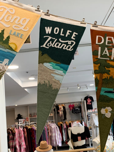 WOLFE ISLAND YOHO FELT PENNANT