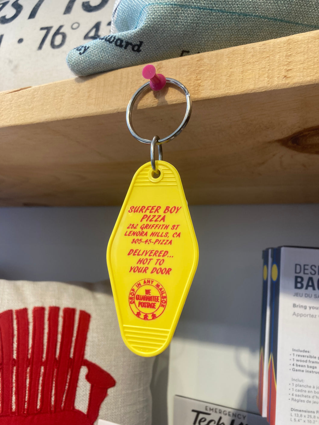 Pizza 2025 boy keychain