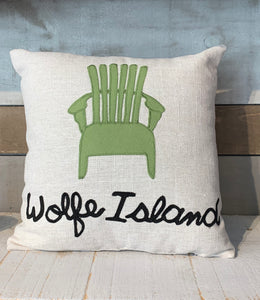 WOLFE ISLAND CHAIR PILLOW