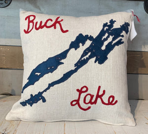MAP PILLOW HANDMADE IN CANADA