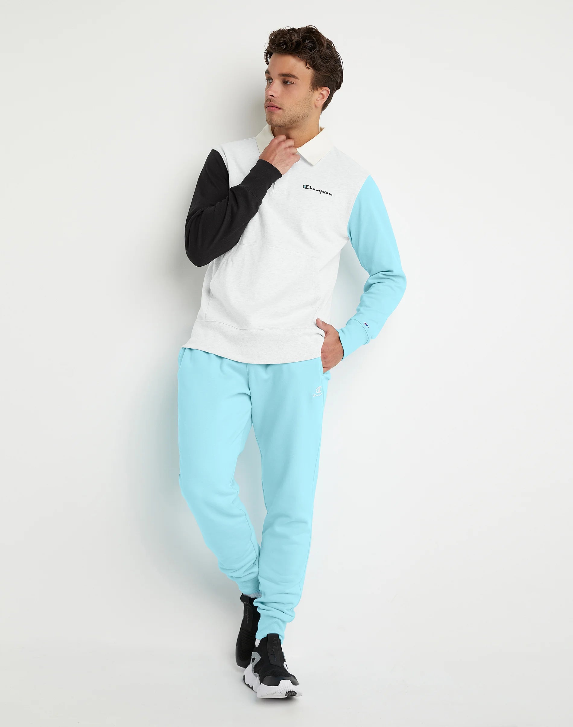 Champion colour block tracksuit sale