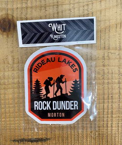 ROCK DUNDER RIDEAU LAKES STICKER
