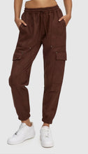 Load image into Gallery viewer, SUEDE CARGO JOGGERS KUWALLA