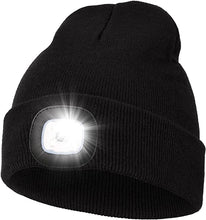 Load image into Gallery viewer, RECHARGEABLE LED BEANIE