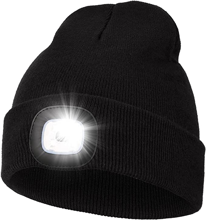 RECHARGEABLE LED BEANIE