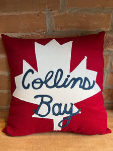 COLLINS BAY MAPLE LEAF PILLOW