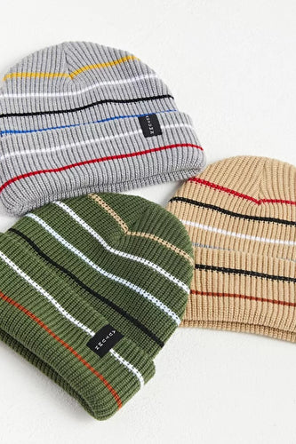 AUTUMN SELECT MULTI STRIPE BEANIE